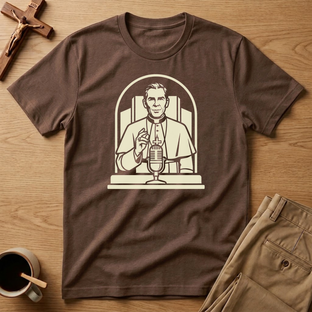 Fulton Sheen Preaching T-Shirt