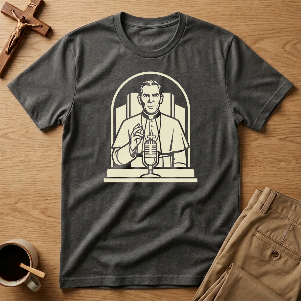 Fulton Sheen Preaching T-Shirt