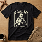 Padre Pio Portrait T-Shirt