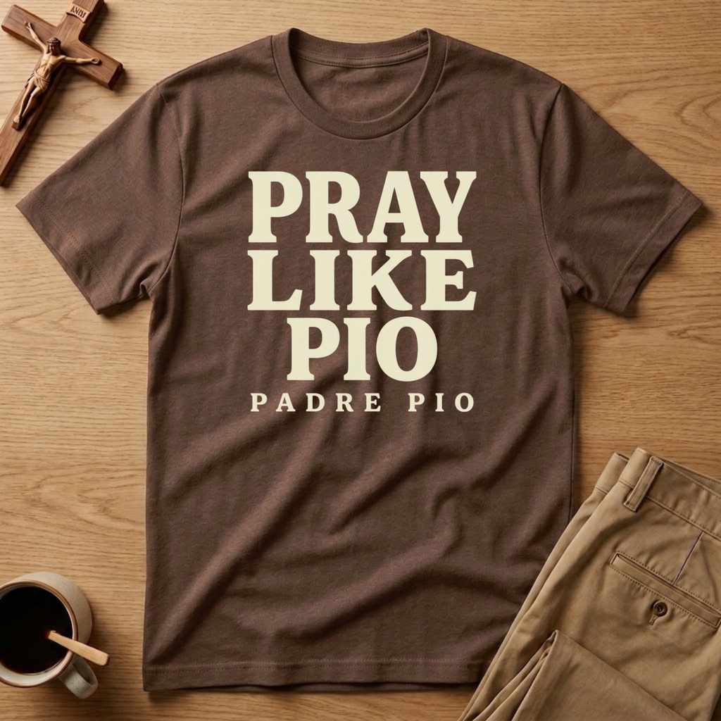 Pray Like Pio T-Shirt