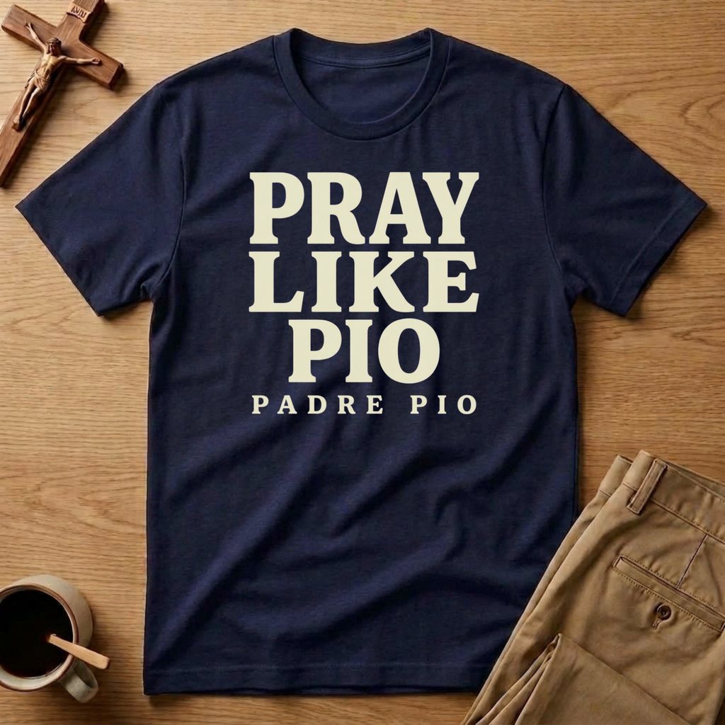 Pray Like Pio T-Shirt