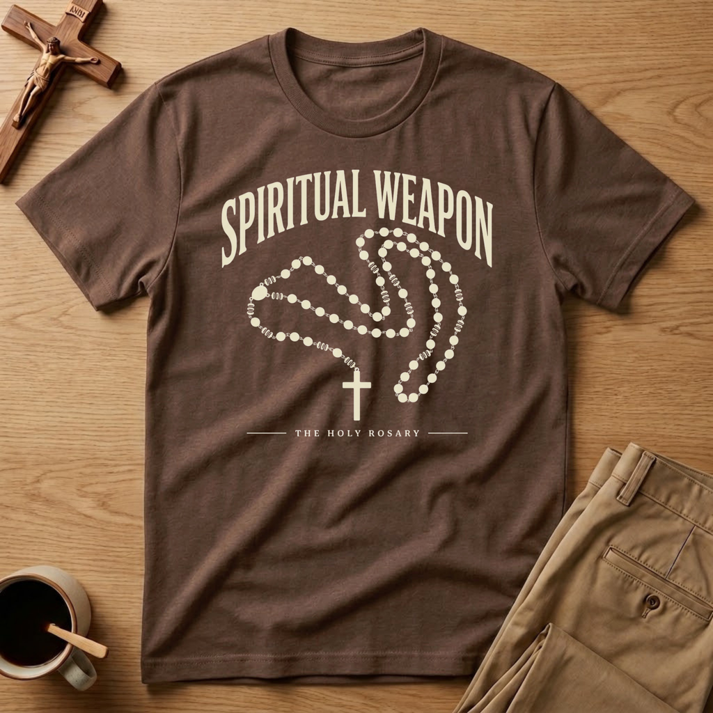 Spiritual Weapon Rosary T-Shirt