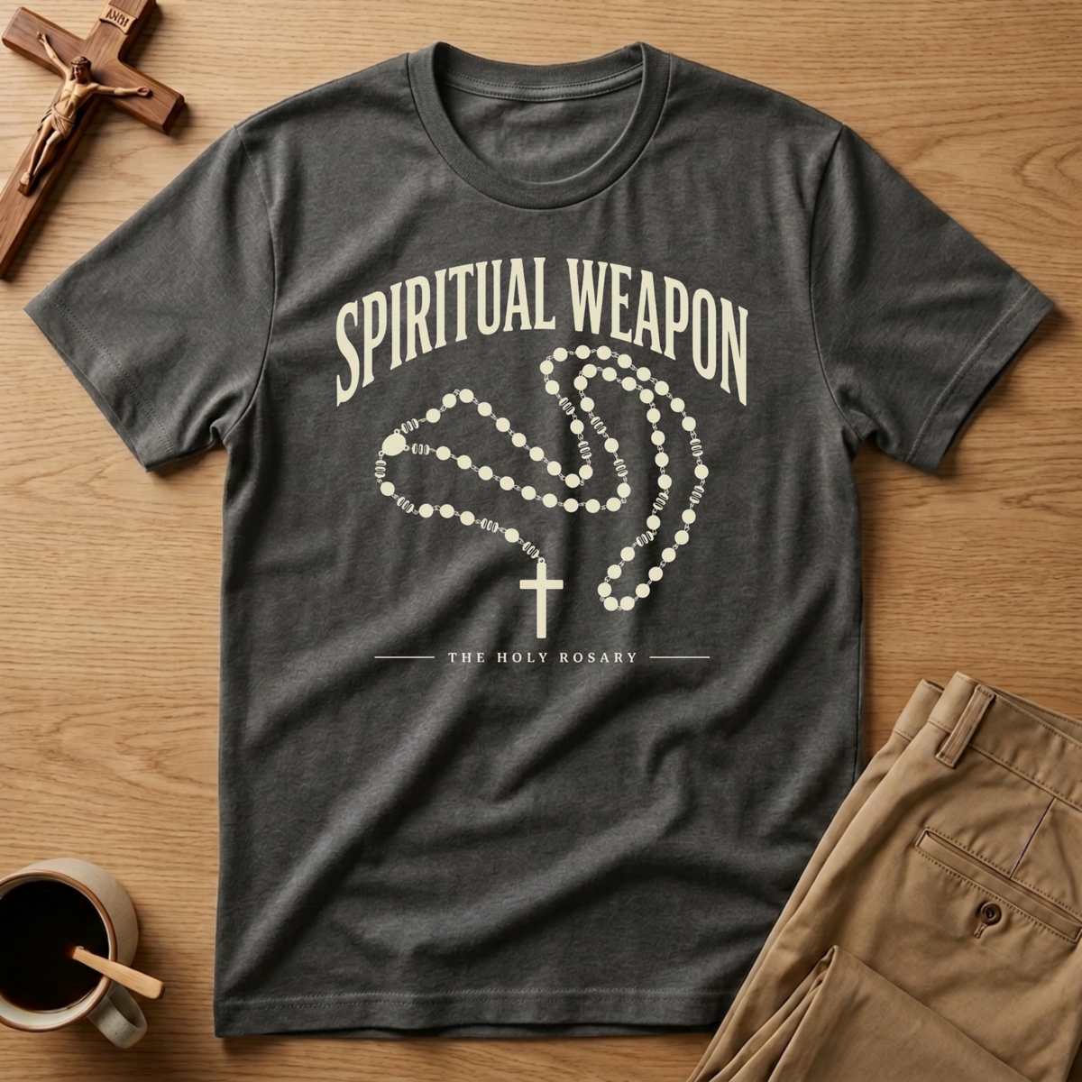 Spiritual Weapon Rosary T-Shirt