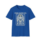 St. Michael Stand Against Evil Gothic Seal T-Shirt