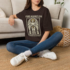 St. Michael Stand Against Evil Gothic Seal T-Shirt
