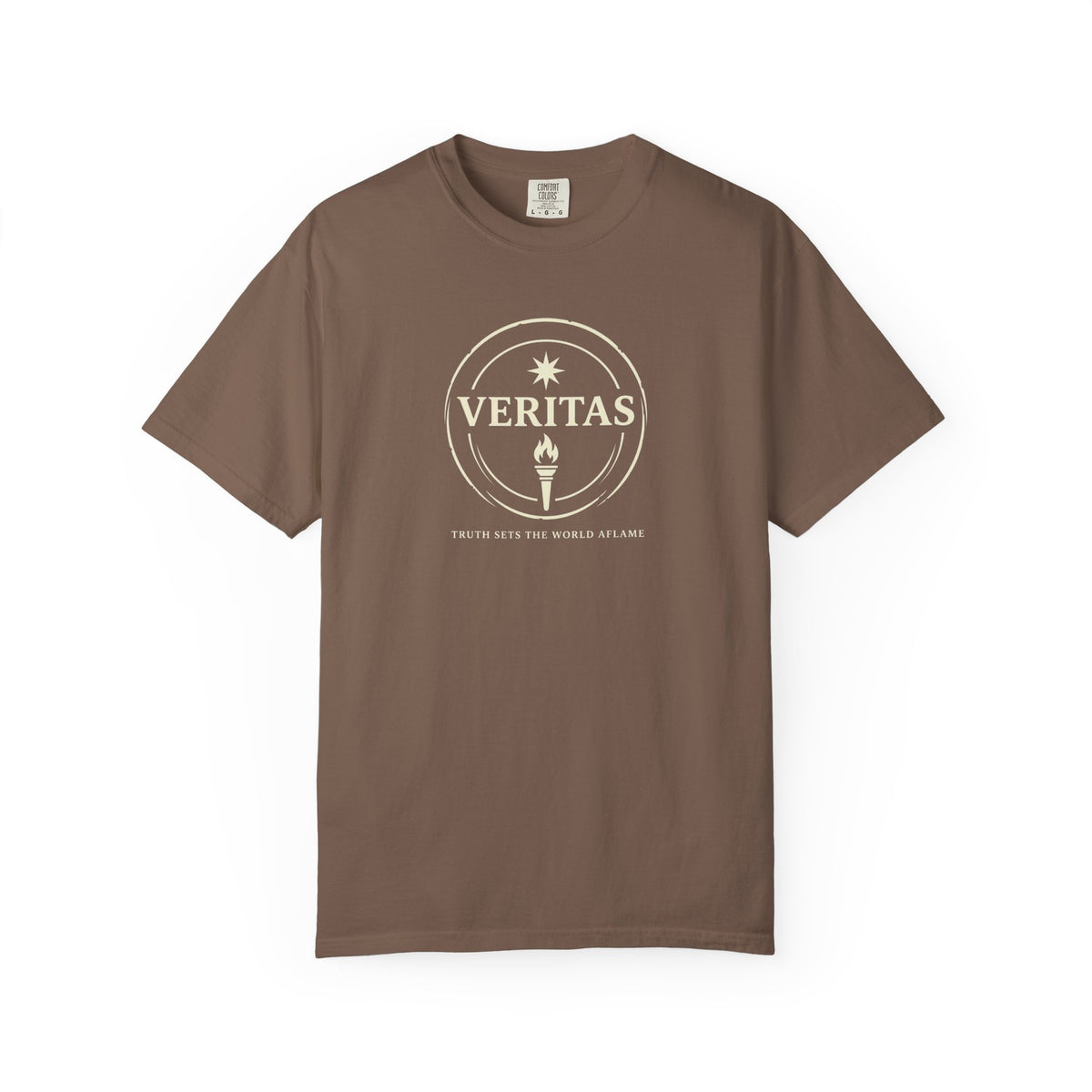 Veritas Truth Sets the World Aflame Catholic T-Shirt