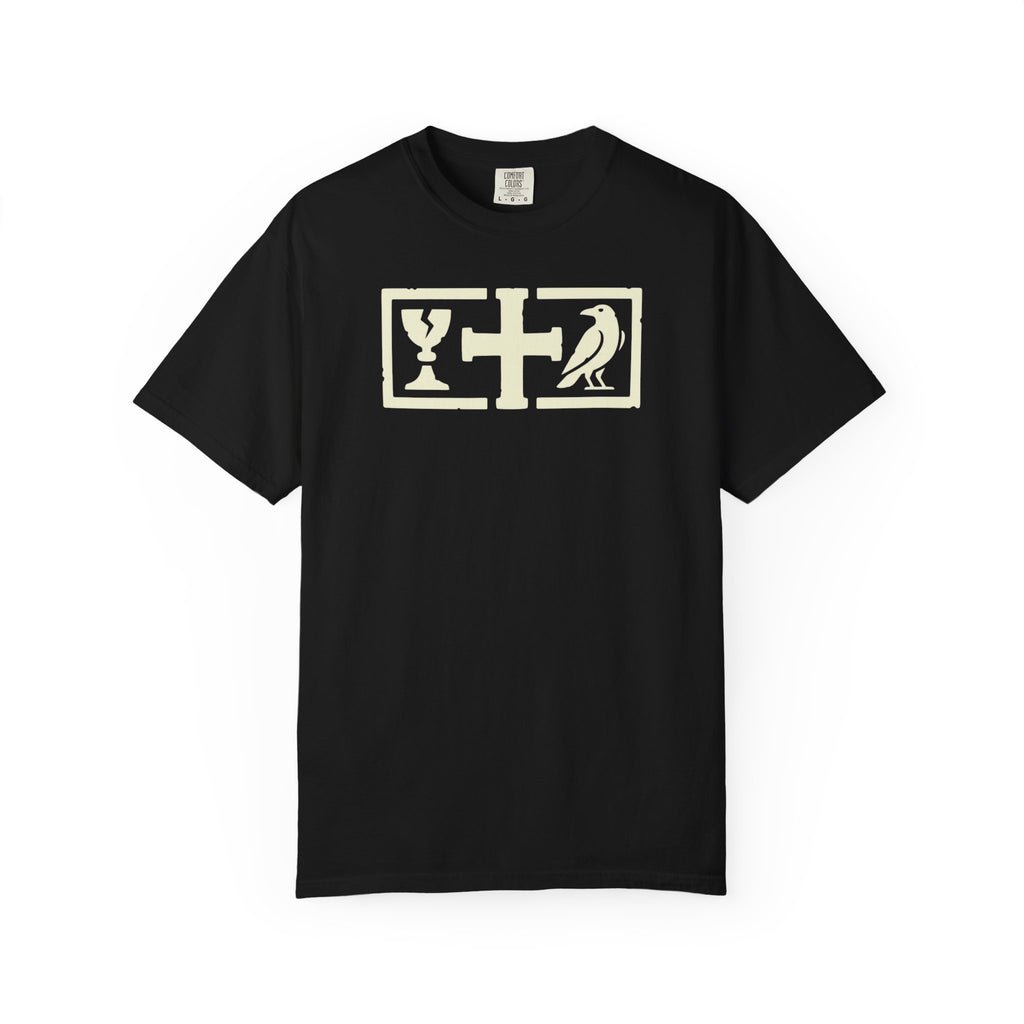 St. Benedict Monastic Cross Chalice & Raven T-Shirt