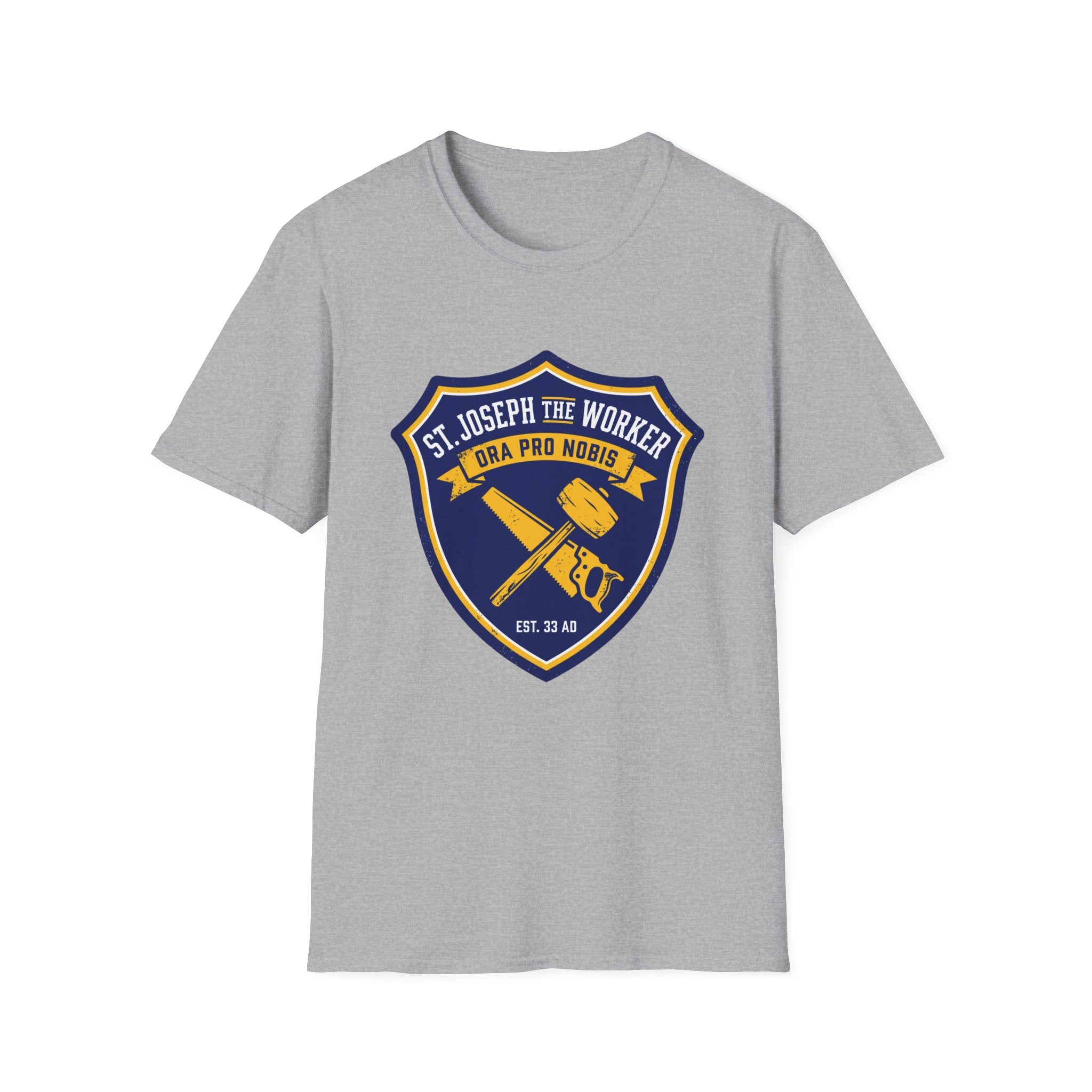 St. Joseph the Worker Shield T-Shirt