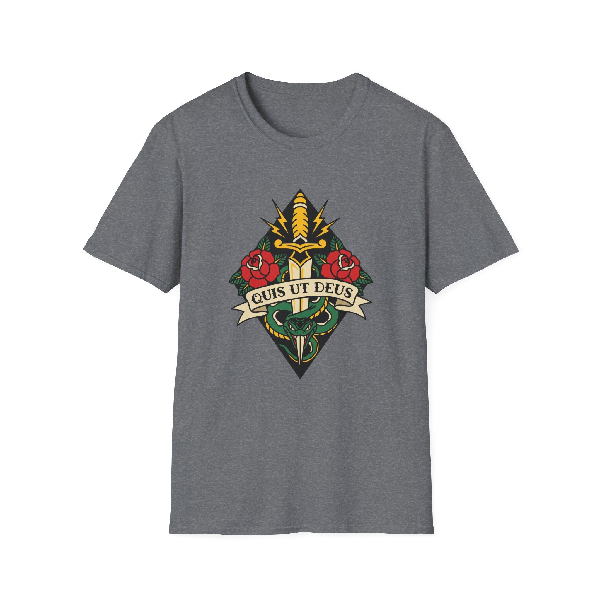 Quis Ut Deus Tattoo T-Shirt