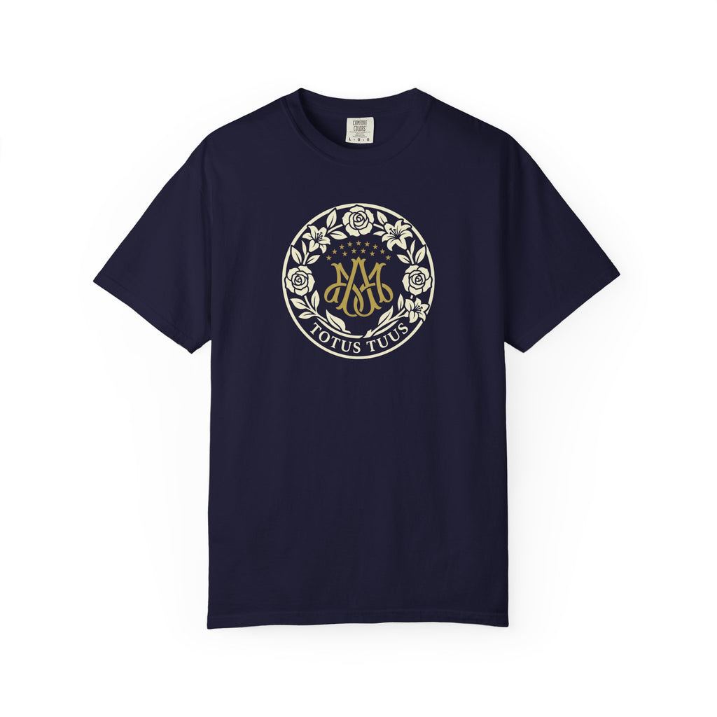 Totus Tuus Marian Monogram Catholic T-Shirt