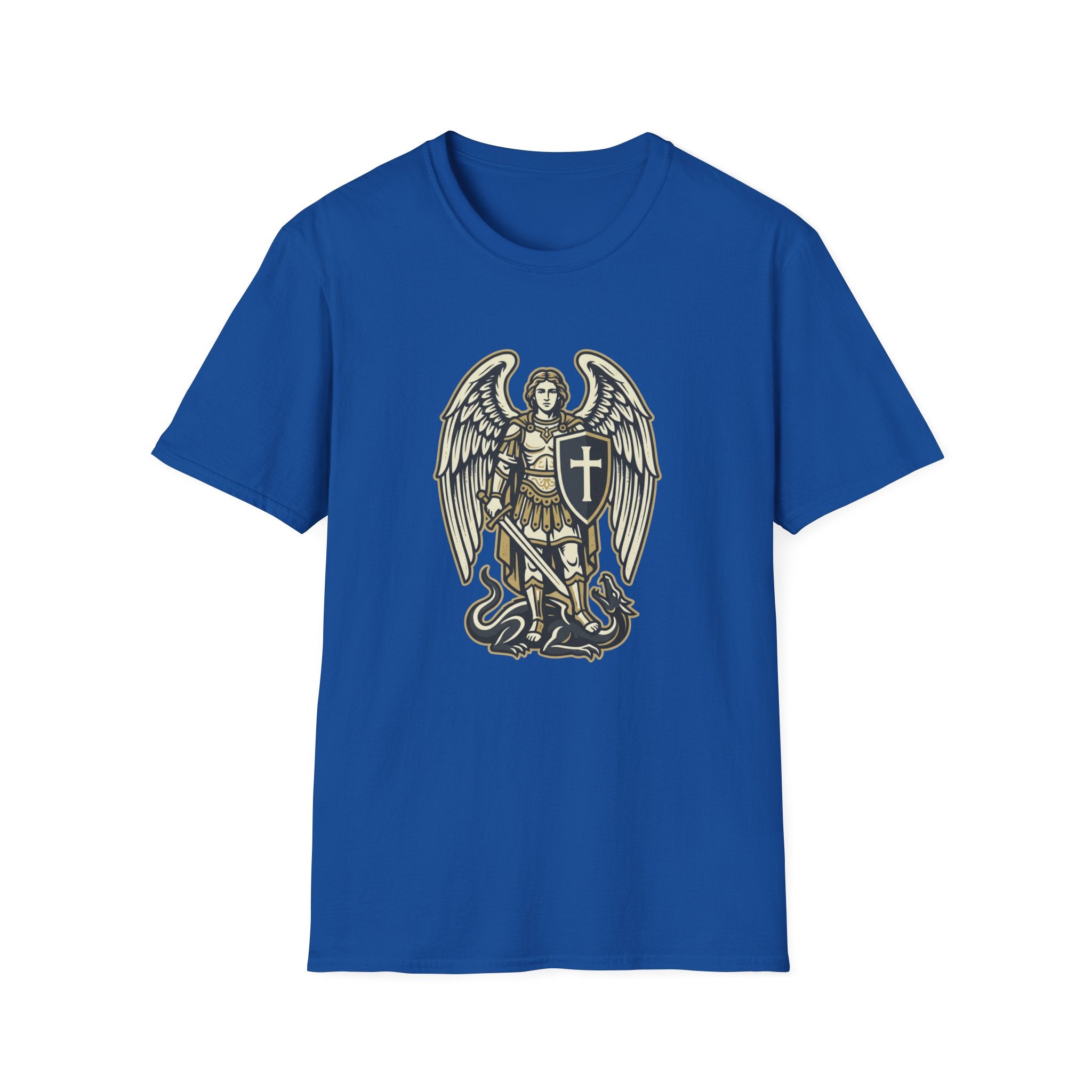 St. Michael Sword and Shield Triumph T-Shirt