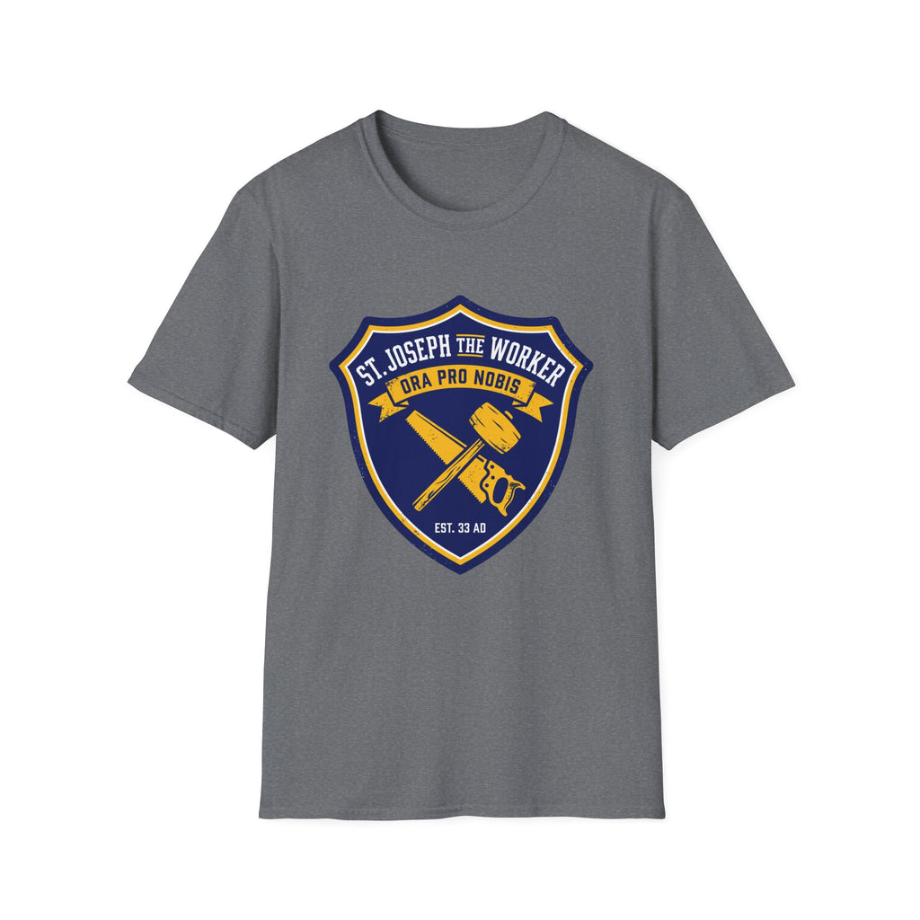 St. Joseph the Worker Shield T-Shirt