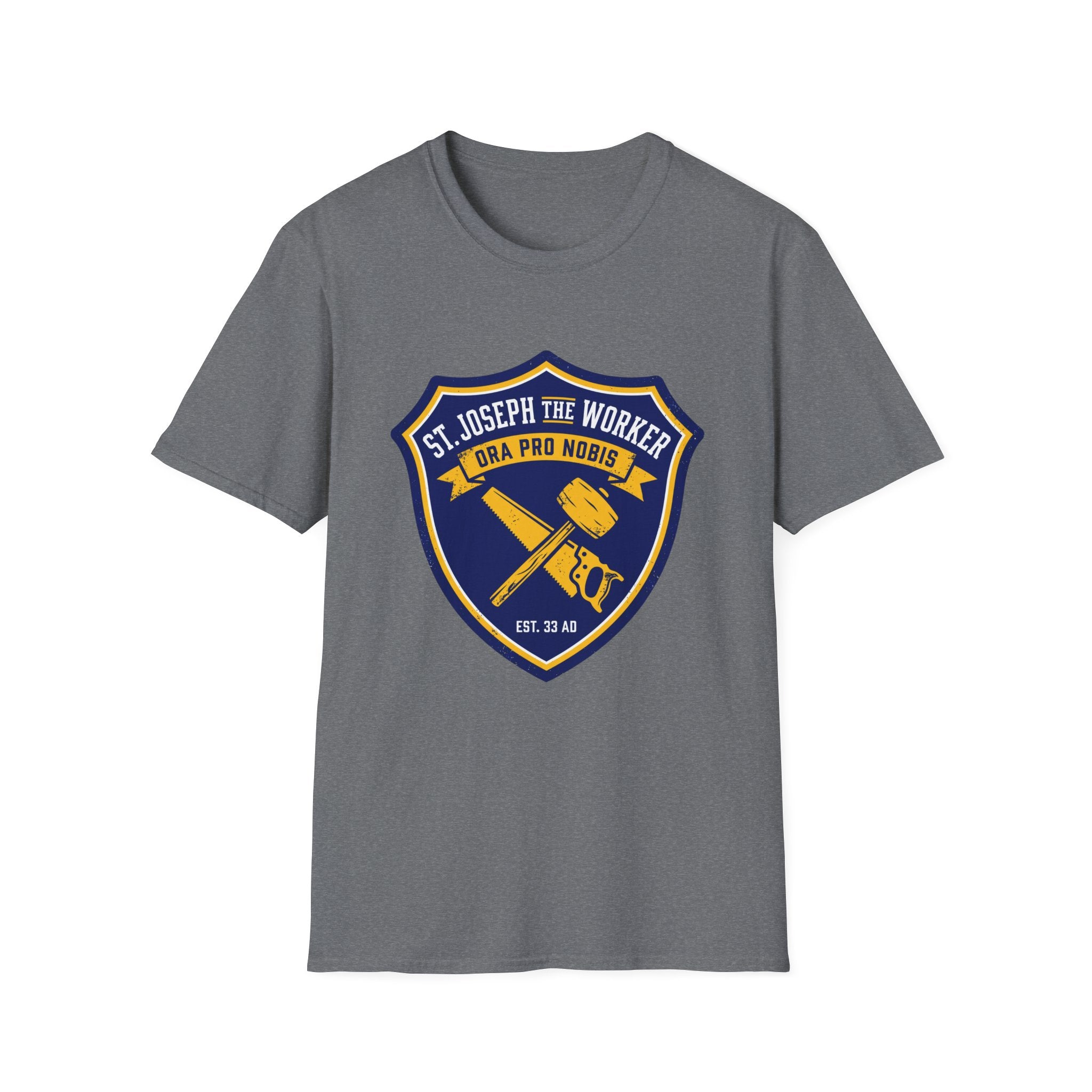 St. Joseph the Worker Shield T-Shirt