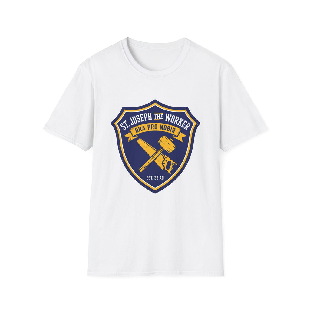 St. Joseph the Worker Shield T-Shirt