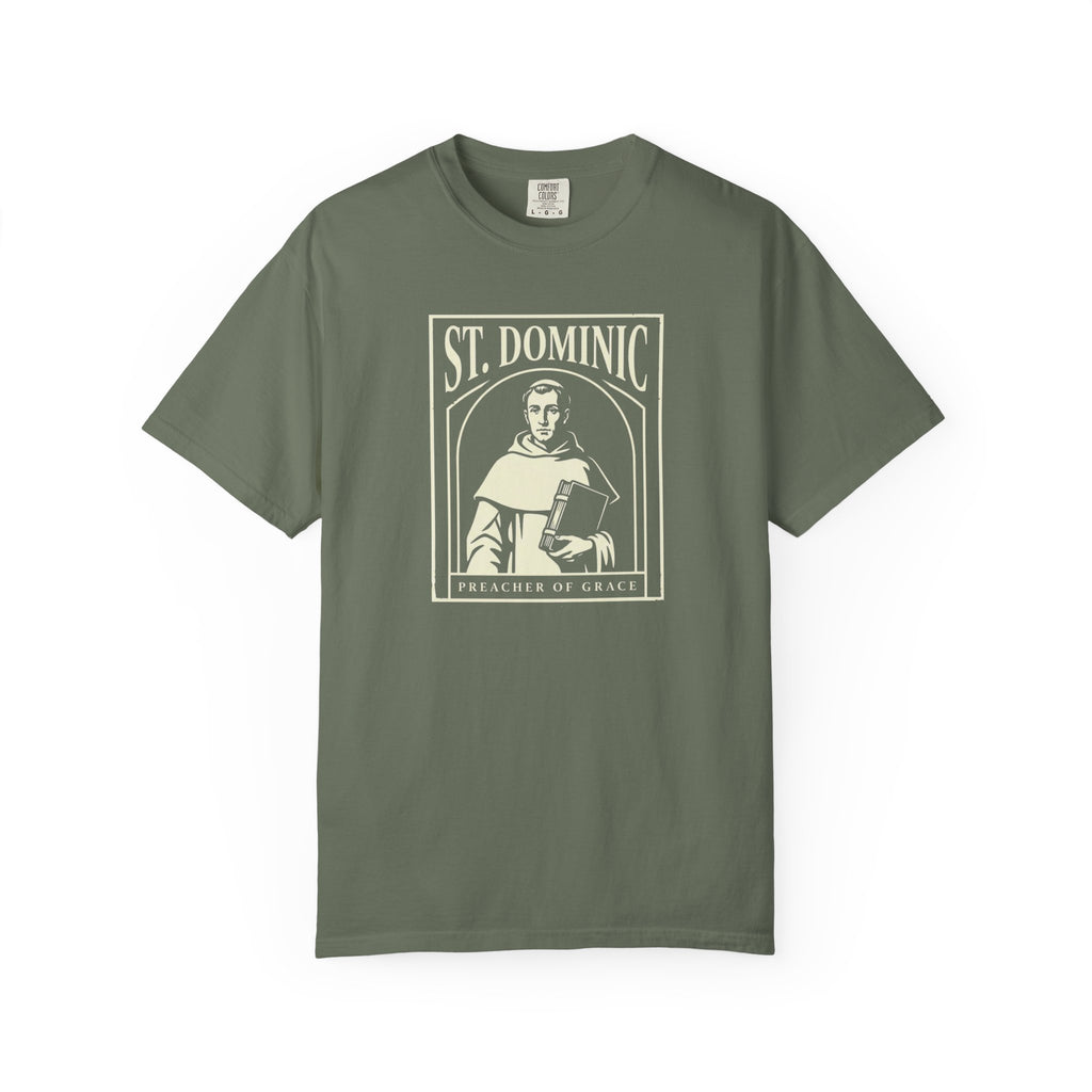 Saint Dominic Preacher of Grace Catholic T-Shirt