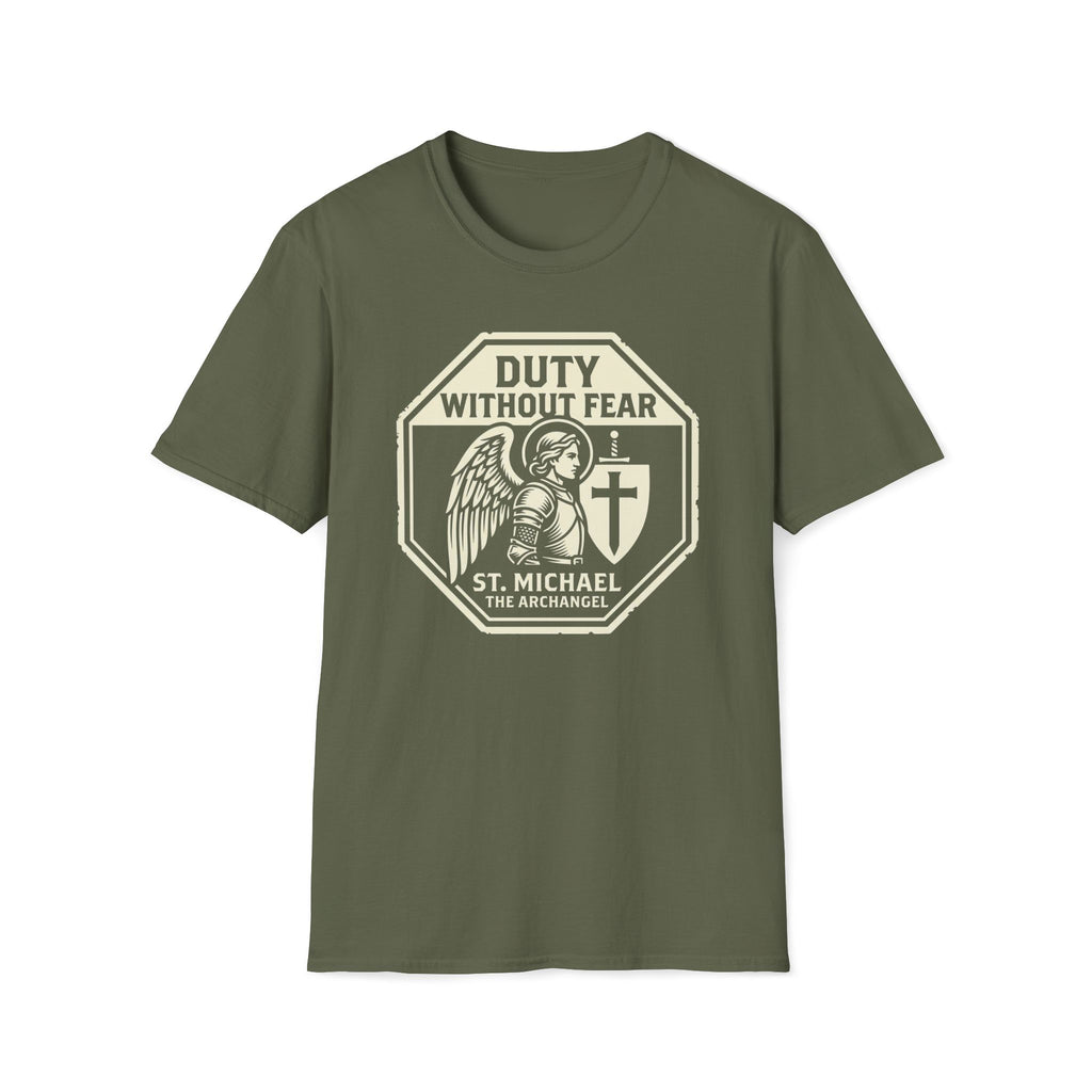 St. Michael Duty Without Fear Guild Seal T-Shirt