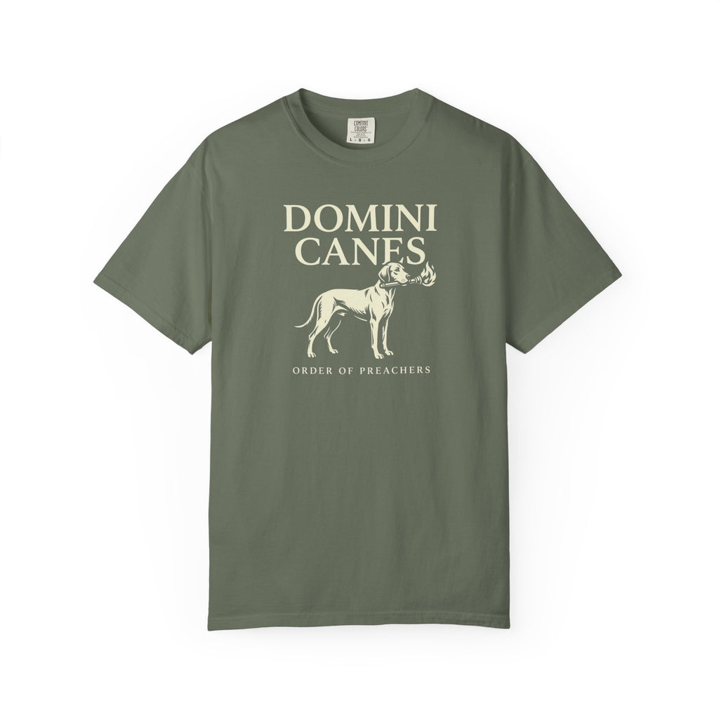 Domini Canes Hound & Torch Dominican Catholic T-Shirt