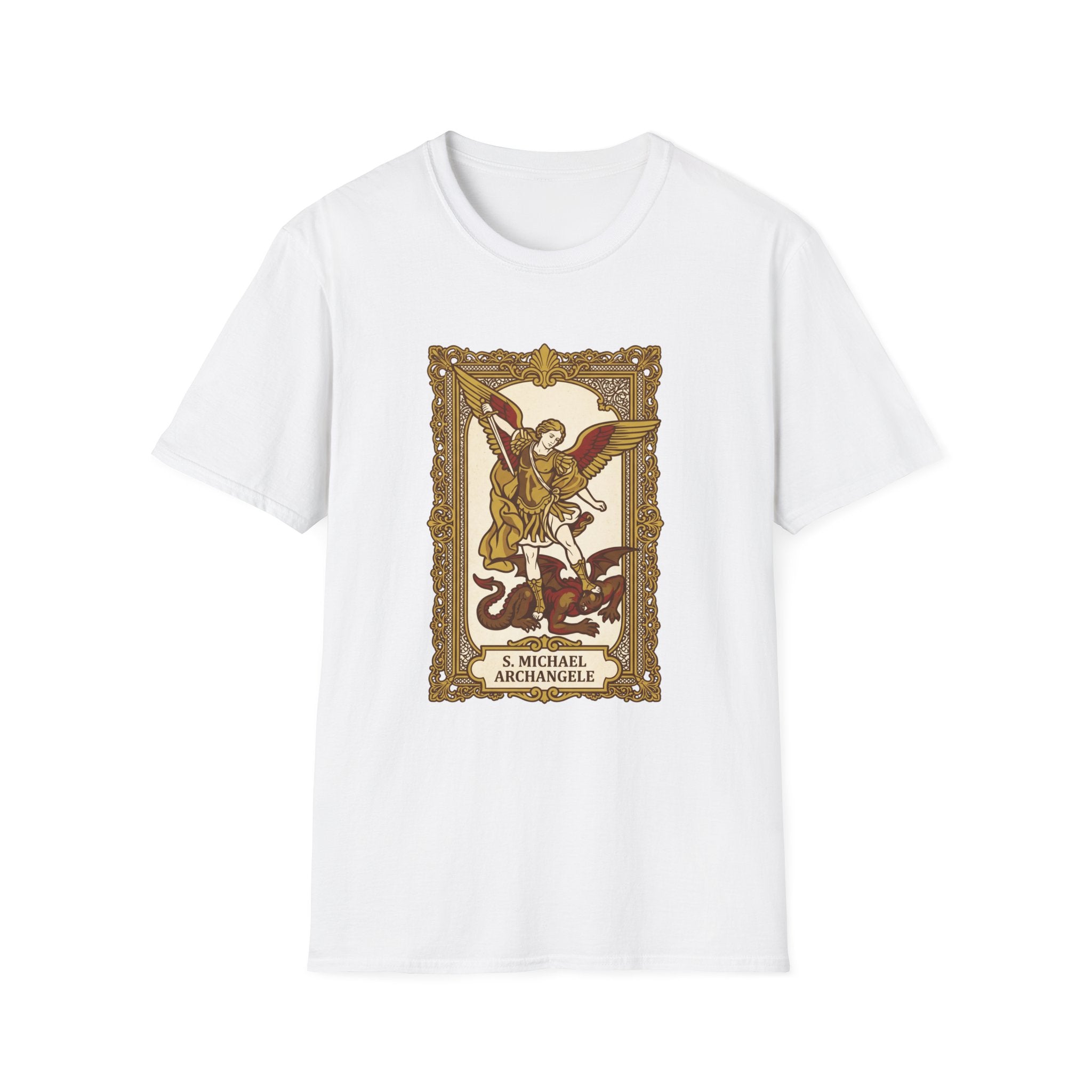 St. Michael Baroque Frame T-Shirt