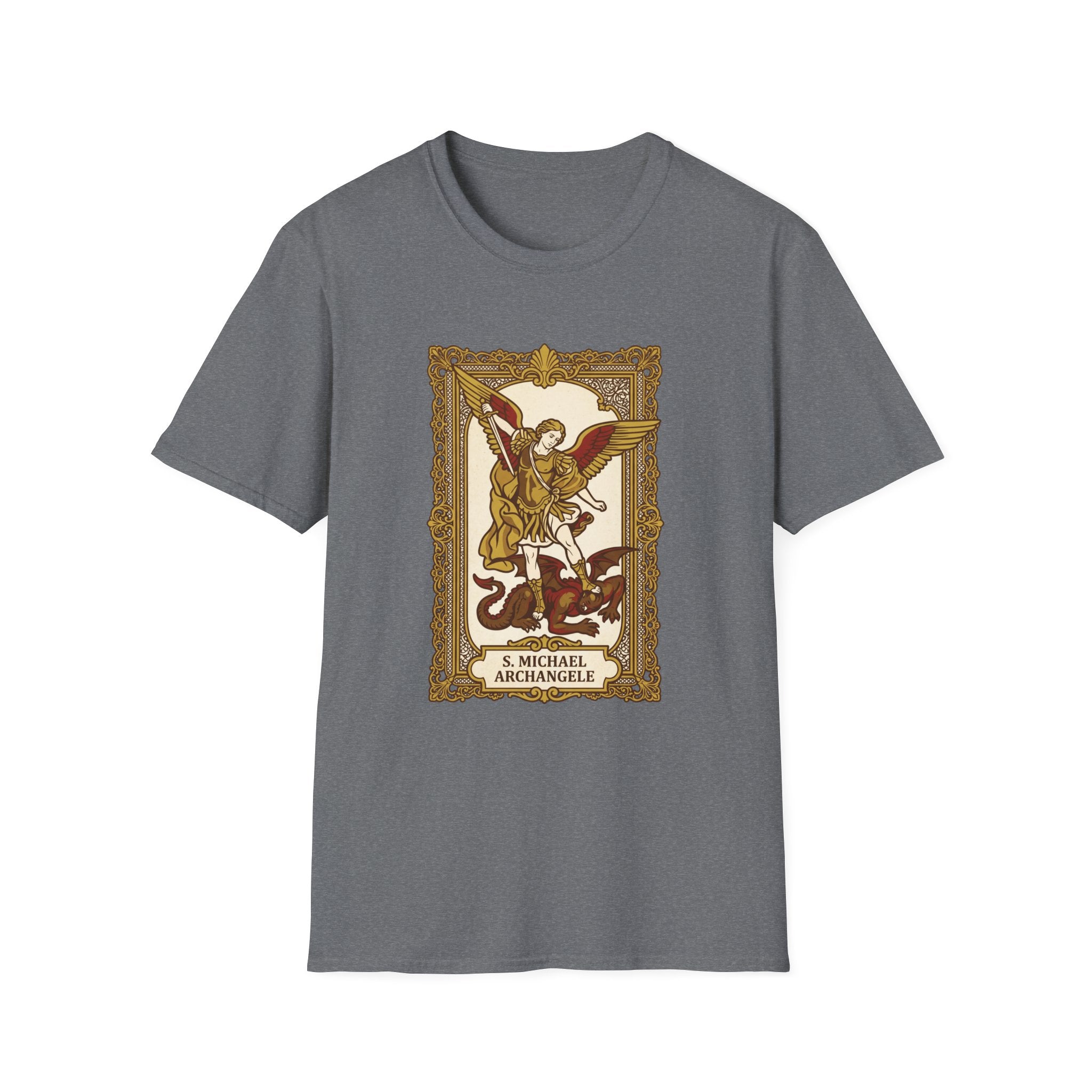 St. Michael Baroque Frame T-Shirt