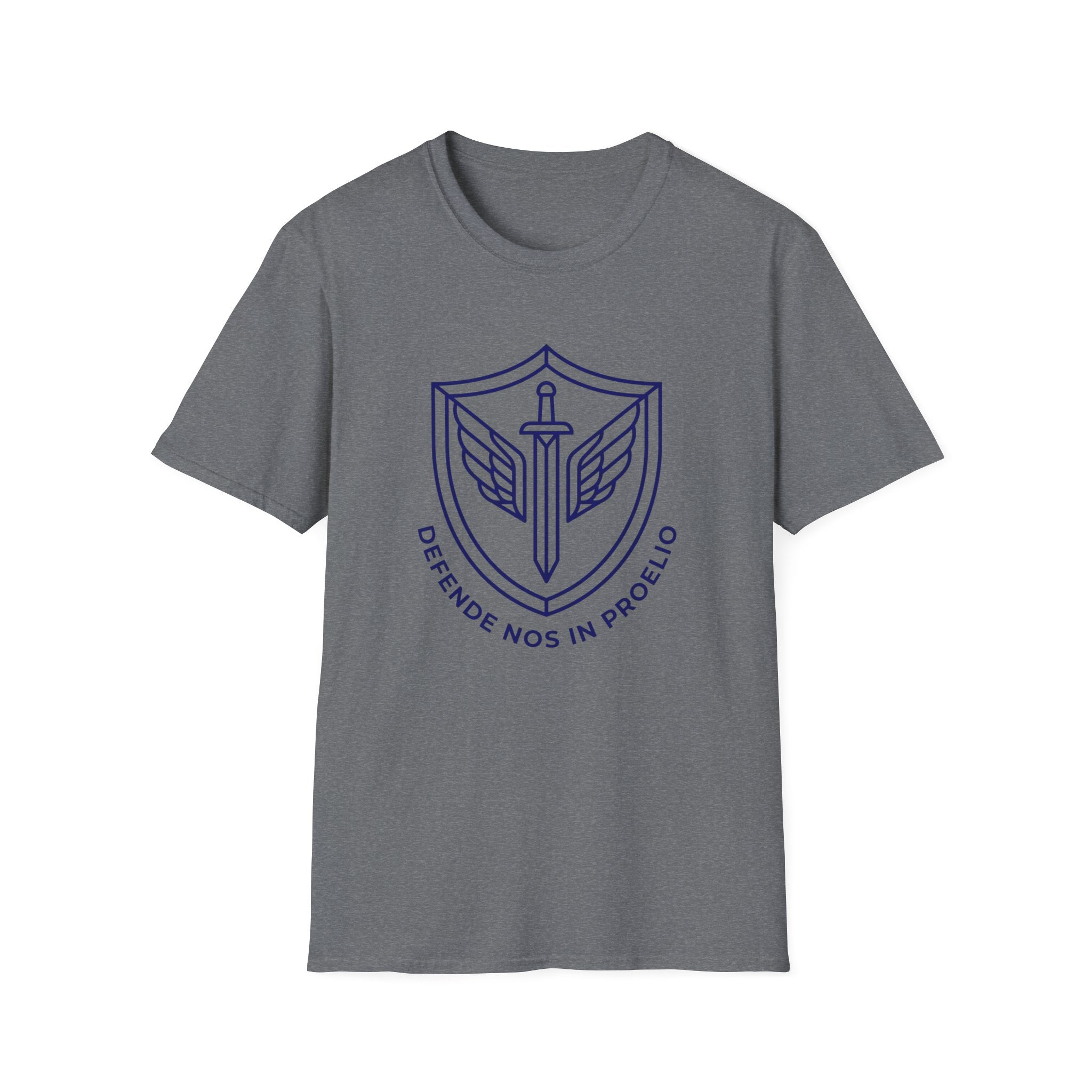 Defende Nos In Proelio Shield T-Shirt