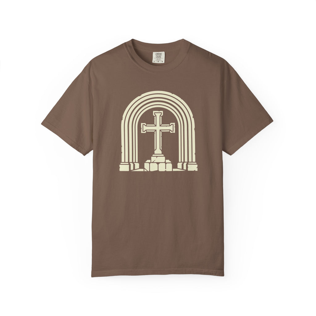 St. Benedict Monastic Arch Cross Catholic T-Shirt