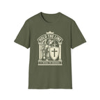 St. Michael Hold the Line Heraldic Shield T-Shirt