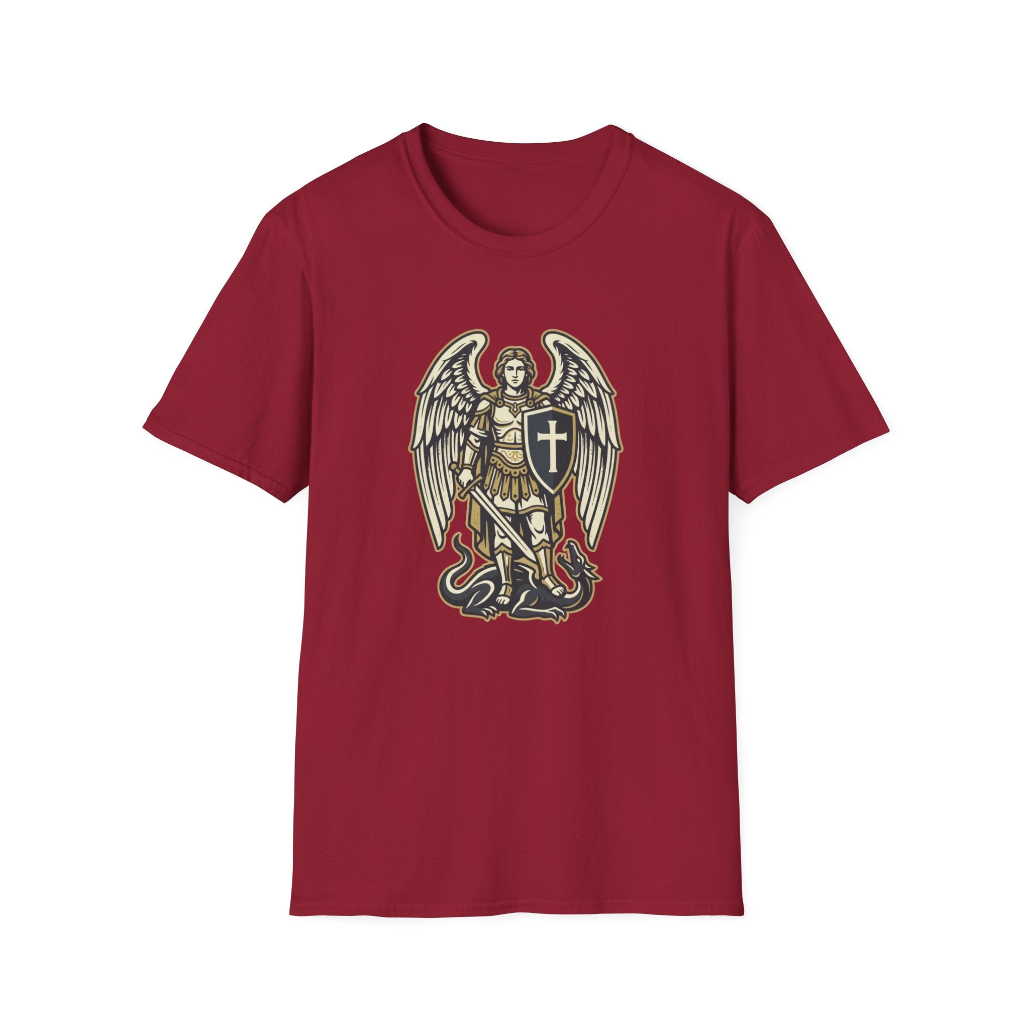 St. Michael Sword and Shield Triumph T-Shirt