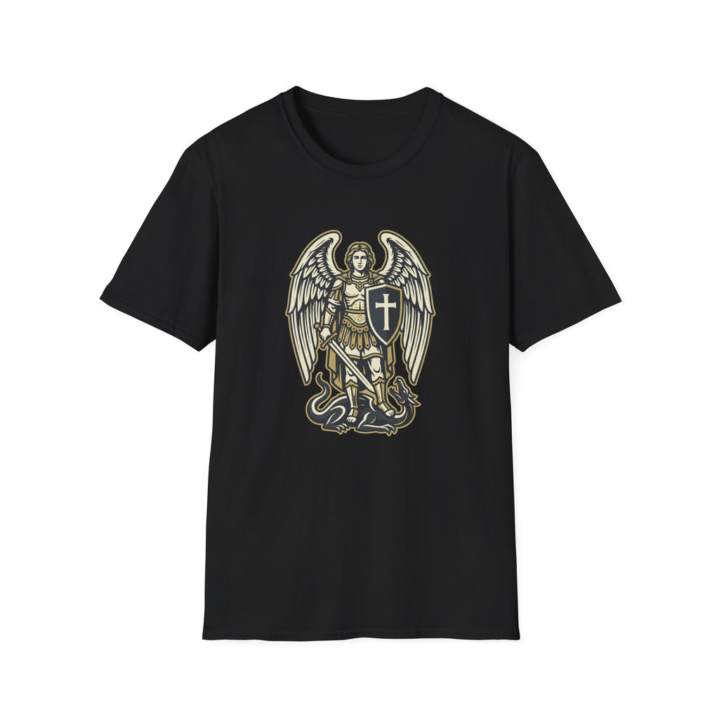 St. Michael Sword and Shield Triumph T-Shirt