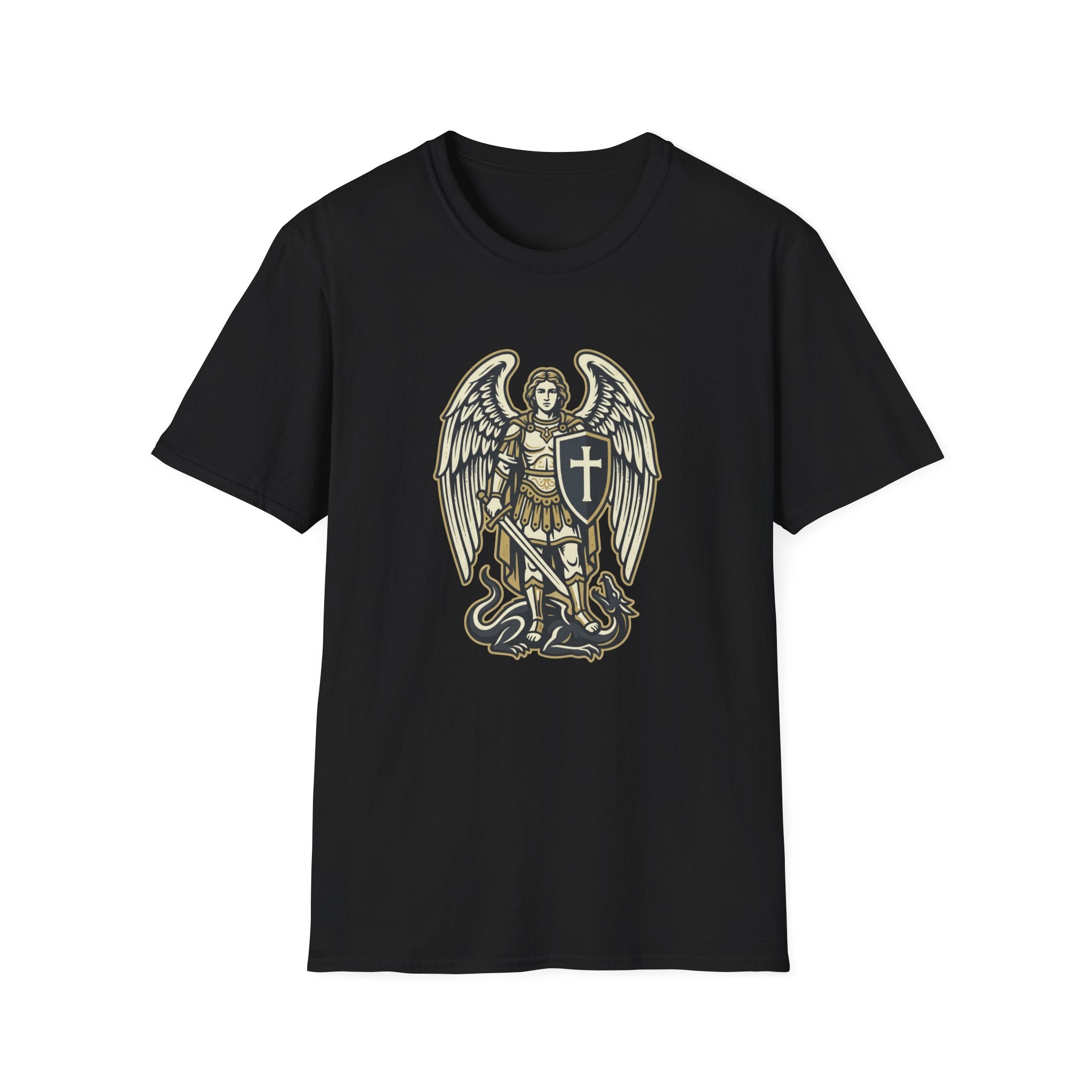 St. Michael Sword and Shield Triumph T-Shirt