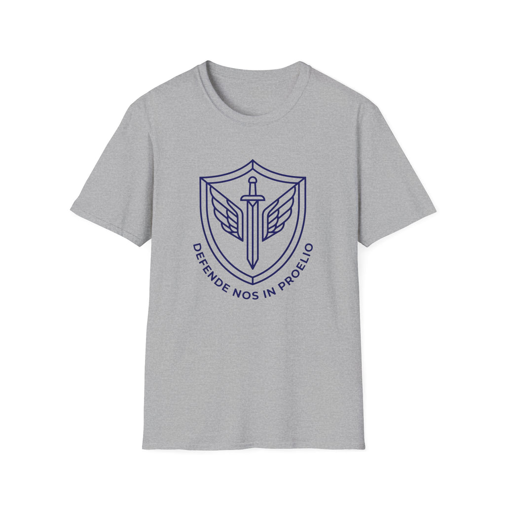 Defende Nos In Proelio Shield T-Shirt
