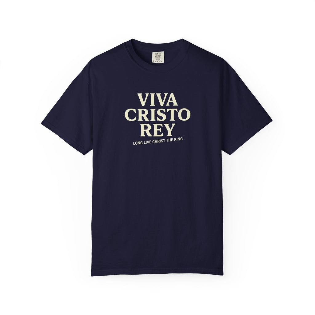 Viva Cristo Rey Roman Standard Catholic T-Shirt