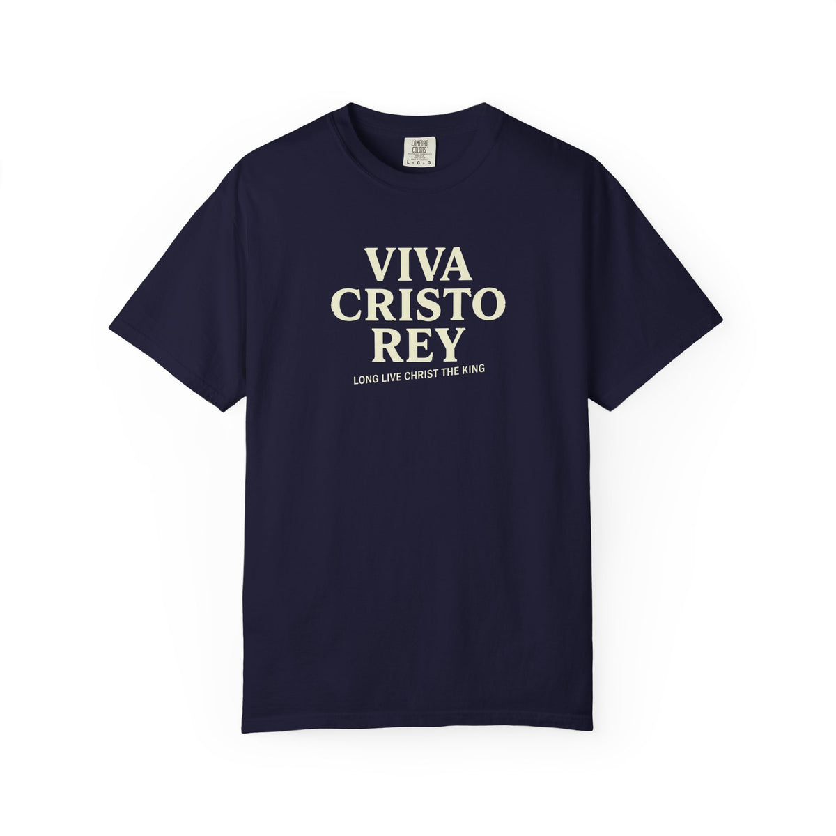 Viva Cristo Rey Roman Standard Catholic T-Shirt