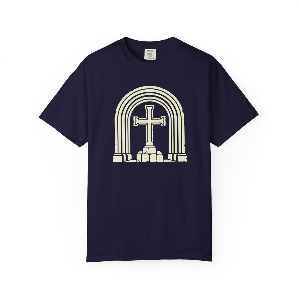 St. Benedict Monastic Arch Cross Catholic T-Shirt