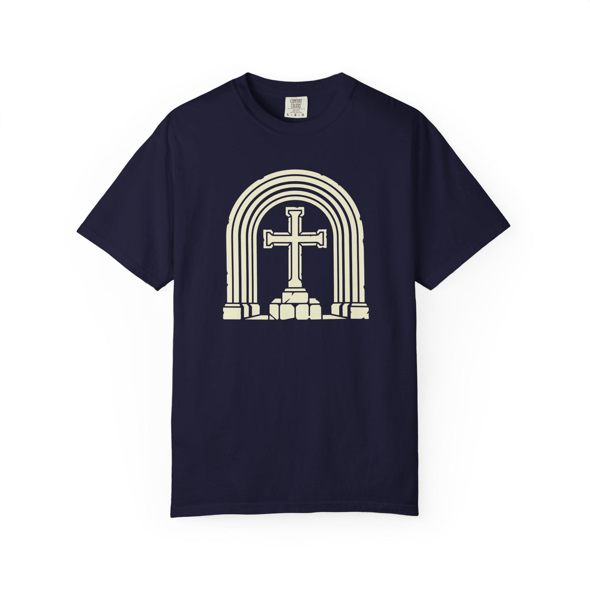 St. Benedict Monastic Arch Cross Catholic T-Shirt