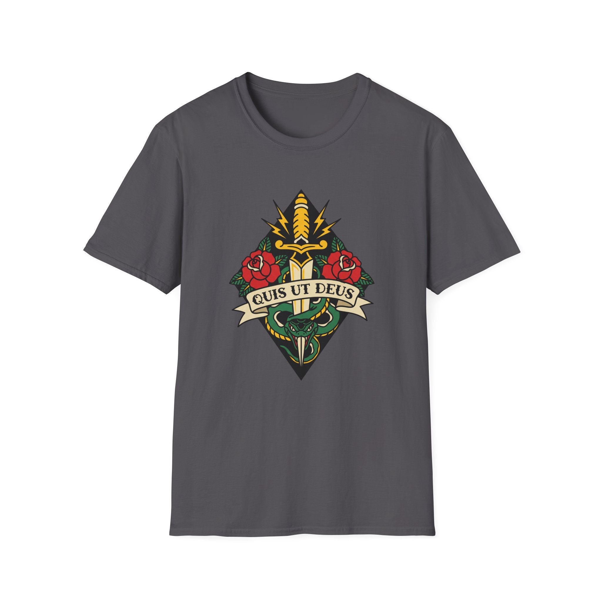 Quis Ut Deus Tattoo T-Shirt