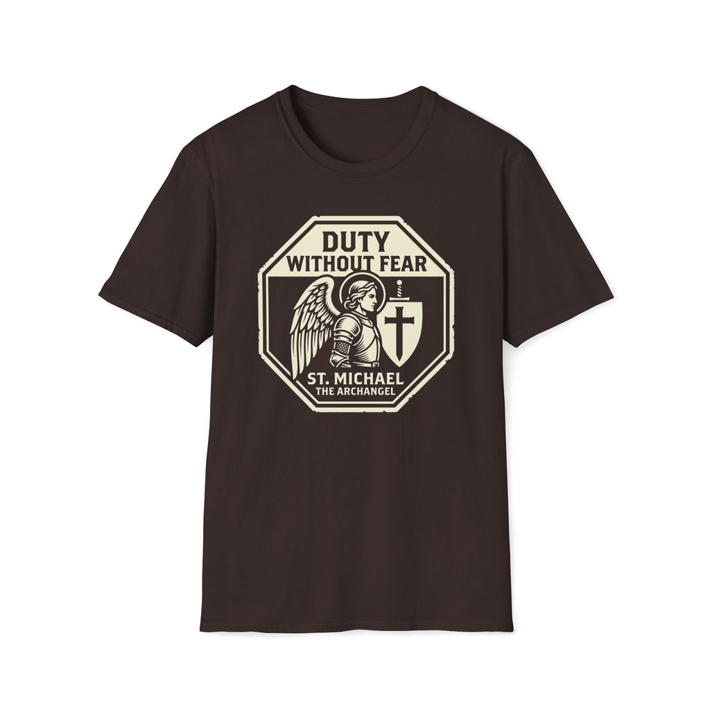 St. Michael Duty Without Fear Guild Seal T-Shirt