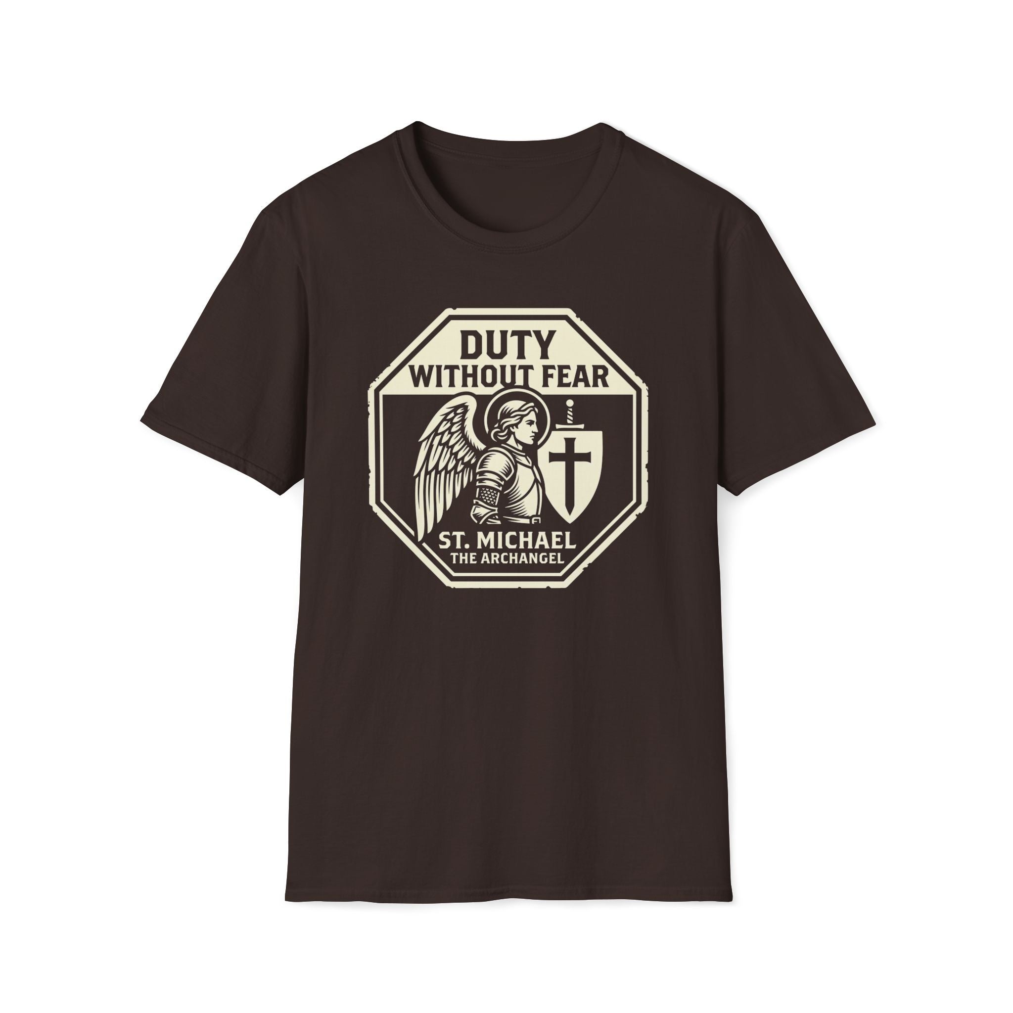 St. Michael Duty Without Fear Guild Seal T-Shirt