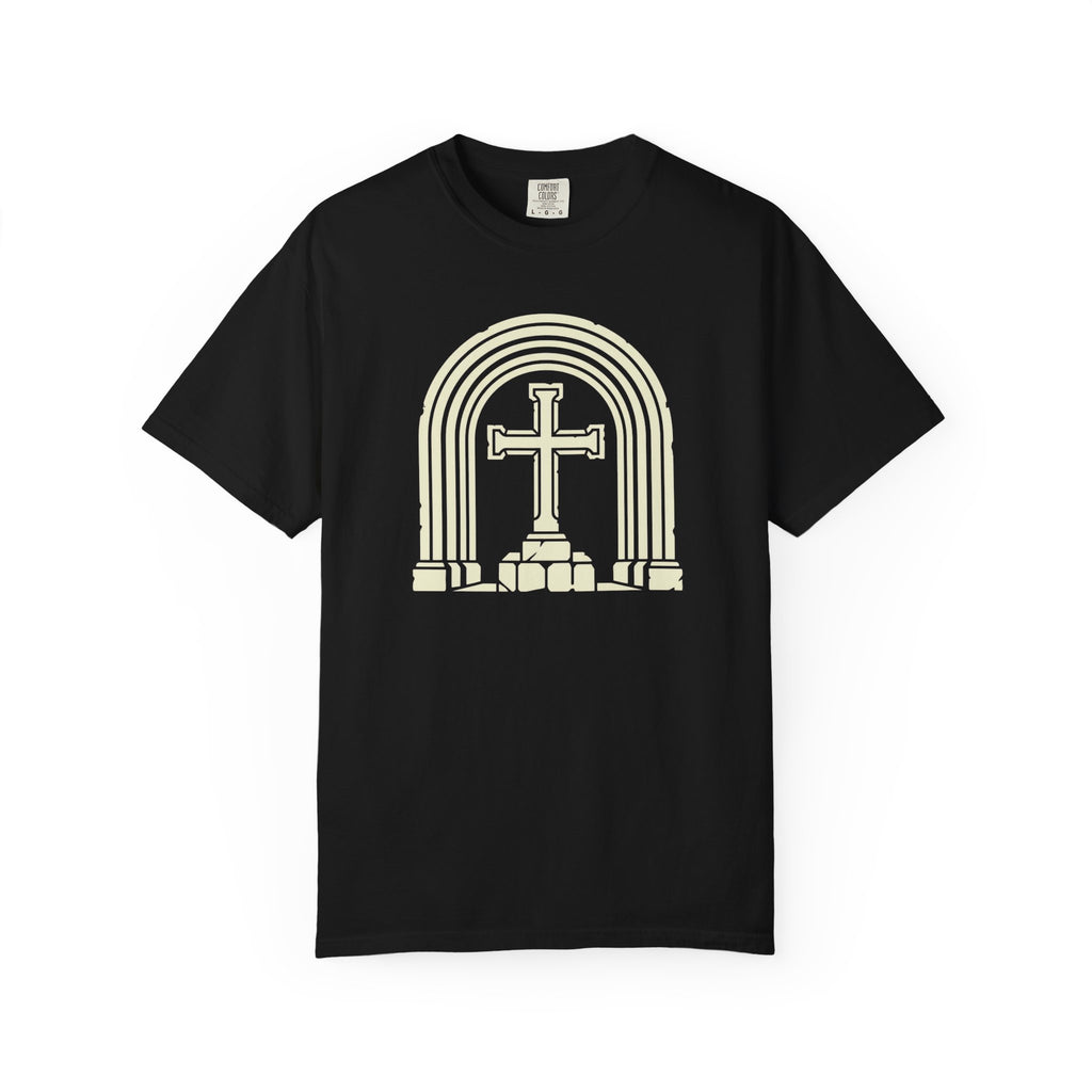 St. Benedict Monastic Arch Cross Catholic T-Shirt