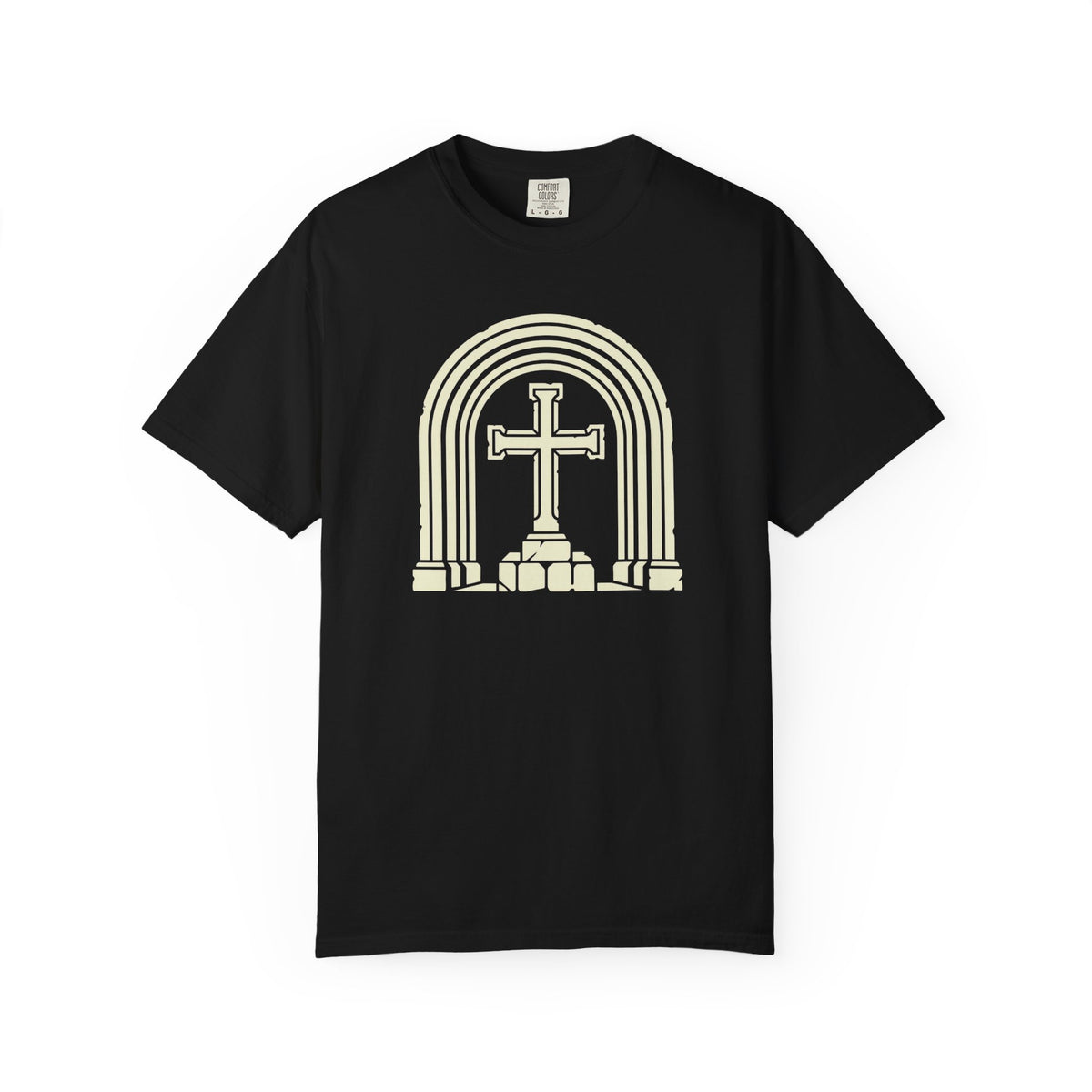 St. Benedict Monastic Arch Cross Catholic T-Shirt