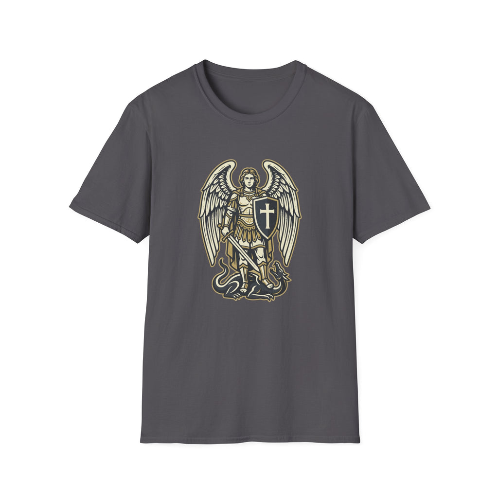 St. Michael Sword and Shield Triumph T-Shirt